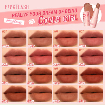 PINKFLASH Silky Velvet Matte Lipstick